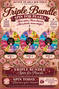 Triple Bundle Spin for Pearls