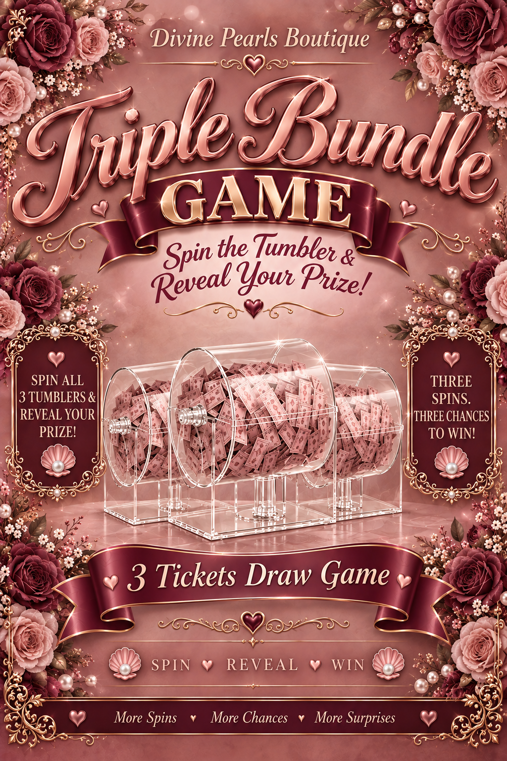 Triple Bundle Tumbler Pearl
