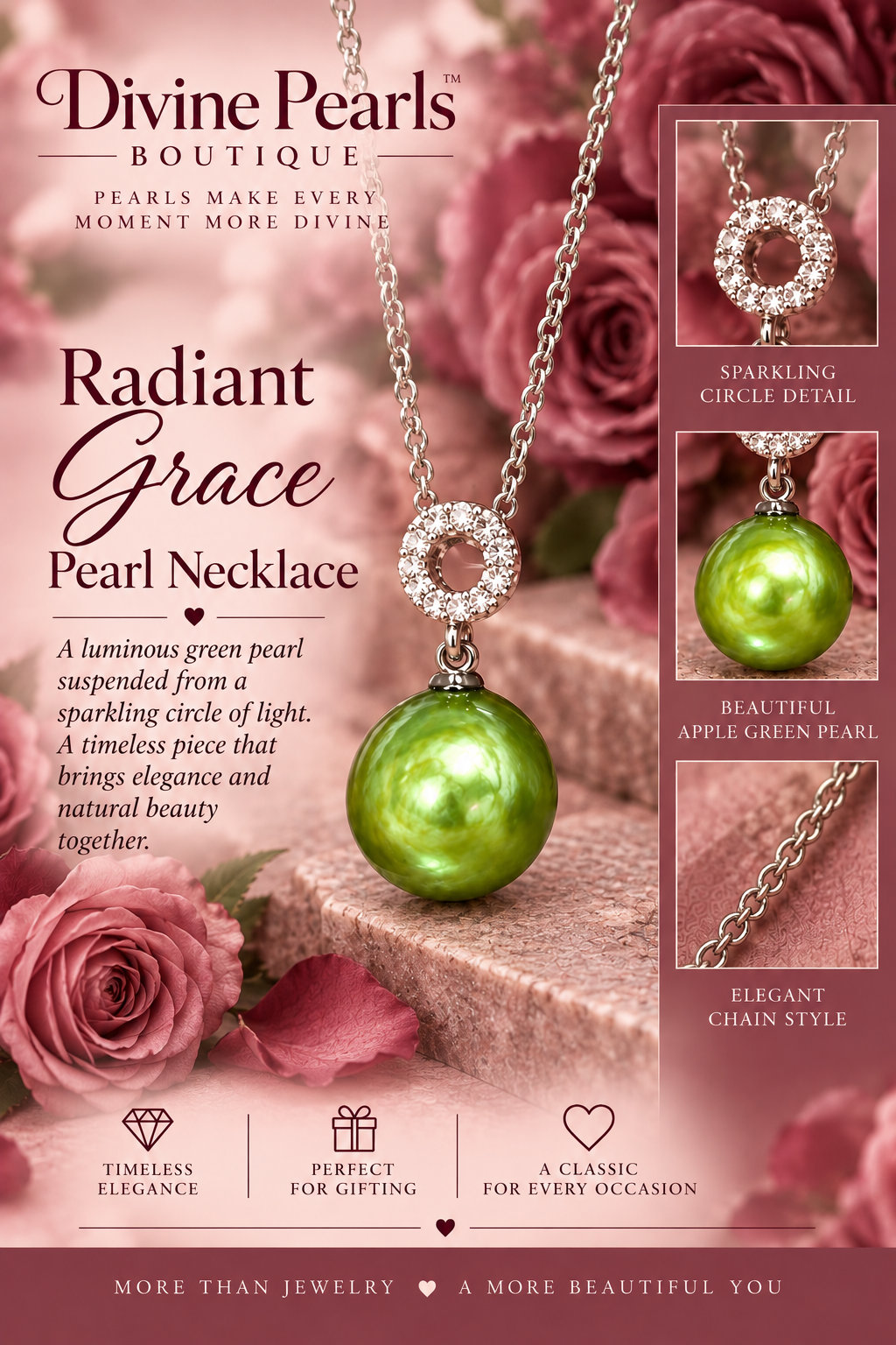Radiant Grace Pearl Pendent