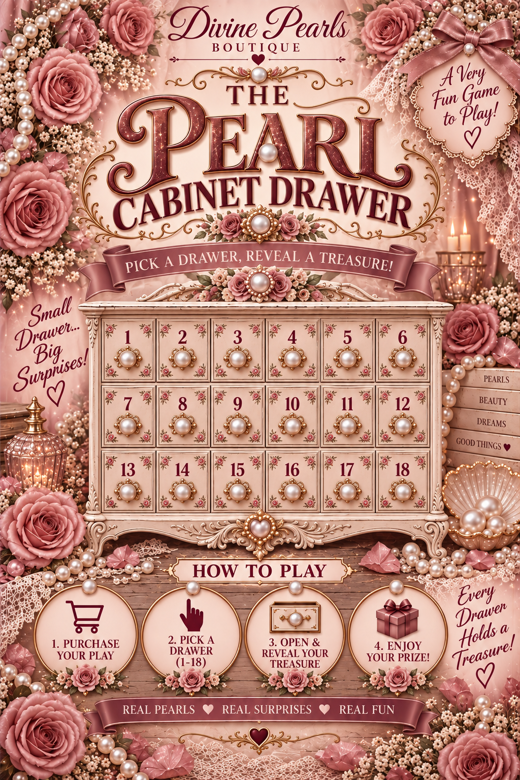 The Pearl Cabinet Drawer